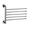 HIGOH Towel Racks, Towel Rail for Bathroom,Copper Hand Towel Holder,Swivel Towel Bar,Bathroom Folding Shelf Multi-Function Rotating Towel Holder