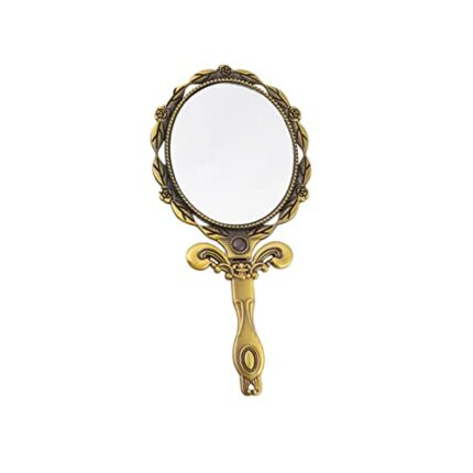Beavorty Hand Held Mirror Pocket Mirror Pocket Mirror for Men Pocket Combs for Men Folding Mirror Hand Mirrors with Handle Folding Handle Mirror