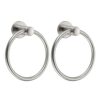 Towel Ring Brushed Nickel, Bath Hand Towel Ring Stainless Steel Round Towel Holder for Bathroom