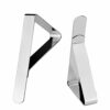 YMWALK Table Cloth Clips, 12 Pcs Adjustable Tablecloth Clips Stainless Steel Table Cover Clamps Table Cloth Holders for Home, Dining, Picnic, Par