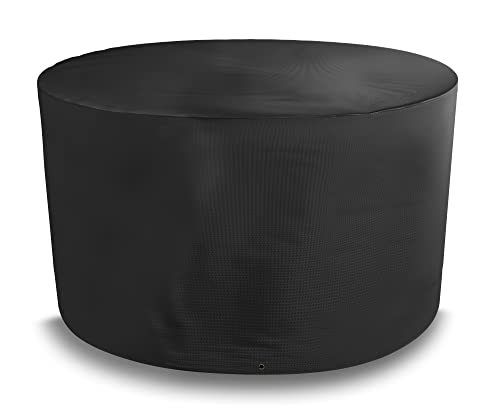 Bosmere All-Weather Round Patio Set Cover 4/6 Seat, 100% Waterproof, UV Protected, Heavy Duty 600D Oxford Fabric, D188 H90cm A520XLC