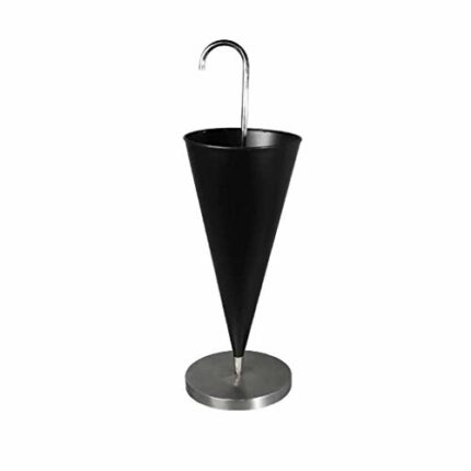 JLYDYSJ Decorative Metal Freestanding Entryway Umbrella Holder and Storage Rack，Home Office Decor (Color : Svart)