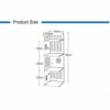 DINGZZ Waterproof Toilet Bathroom Cabinet Floor Tripod Washstand Storage Free Punching Storage Washbasin Corner