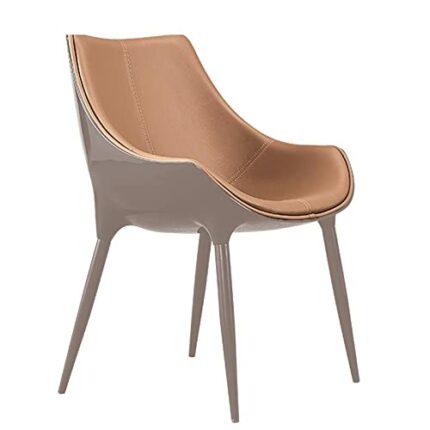 Kitchen Dining Room Furniture Chairs Modern Design Dining Chairs Kitchen Living Room Chairs Leather High Back Padded Soft Seat Accent Chairs Tape