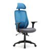 HNNHOME Recline Ergonomic Office Chair with Back Support and Headrest, Tilt Function Position Lock, Home Office Computer Desk Chair with Lumbar S