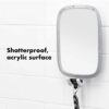 OXO Good Grips StrongHold Suction Fogless Mirror, Silver