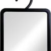MIRRORVANA Fogless Shower Mirror for Shaving with Hook for Hanging and Anti Fog Shatterproof Surface - Fill Back Chamber/Reservoir with Hot Water
