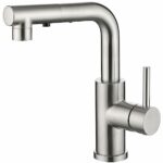 CREA Kitchen Tap with 3 Function Sprayer, Pull Out Kitchen Mixer Tap, 360 ° Swivel Kitchen Sink Tap, Single Handle Sink Tap for Bathroom or Kitch