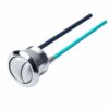 Poweka Toilet Button Flush Compatible with Geberit Impuls 250 Twico 1 Dual Flush Chrome Toilet Button Replace 261.200.00.1
