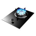 Wgwioo Gas Stoves, Tempered Glass Single Burners Stove, Kitchen Natural Gas/Liquefied Gas Stove Household, Kitchen Integrated Cooktops Cooker,nat