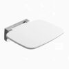 WANGZI Adult Folding Shoe Changing Stool Wall-Mounted Wall Shower Stool Elderly Bath Stool Bathroom Shower Shower Chair,White