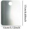 1 PCS Fog Free Shower Mirror Large Size with Suction Hood and 2 PCS Adhesive Hook Fogless Shaving