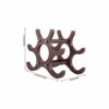 DLOETT Wooden Wine Rack- Stores Bottles of Wine - Sleek and Chic Looking - Minimal Assembly Required (Brown)