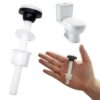4 Pack Plastic Toilet Tank Bolts, M10 Toilet Cistern to Toilet Pan Fixing Fitting Sealing Kit Close Coupling Bolts WC Tank to Bowl Bathroom Toile