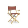 Telami – Director’s Chair – Collection Recycled – Foldable and Light - Oat Colour – Natural Frame - Made in Italy – Outdoor Furniture, Garden Cha
