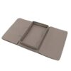 Fdit Sofa Tray Table Clip on Side Table, Foldable Sofa Arm Table Detachable Armrest Tray for Eating and Drink (Coffee)