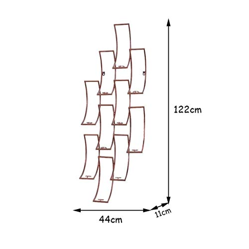 PIBM Stylish Simplicity Wine Rack Metal Wine Rack, Wine Rack for the Kitchen Wine Rack Wall Hanging