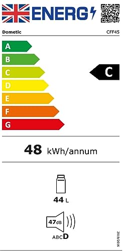 DOMETIC CFF 45 Portable Compressor Cooler and Freezer, 38 Litre with Dual Opening Lid