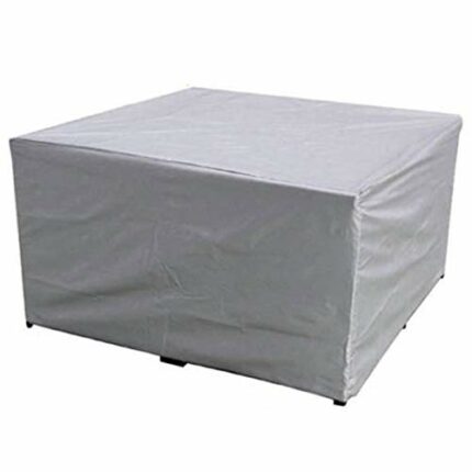 QOTSTEOS Garden Furniture Cover, Rectangular/Square Polyester Waterproof Dustproof Anti-UV Heavy Duty Chair Table Cover for Outdoor Patio Sofa Pr