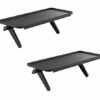Mount Plus MP-APM-03-01 Top Shelf TV 5-inch Wide Flat Panel Adjustable Clip Mount Holder for Streaming Device, Media Boxes, Speakers and Apple TV