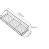XMING Storage Rack, No-punching Bathroom, Double-layer Storage Rack, Kitchen, Bathroom, Wall-mounted Stainless Steel Storage