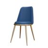 dining chair Kitchen Dining Room Furniture Chairs Water Proof PU Leather Dining Chairs With Metal Legs Soft Cushion Seat And Back For Office Loun