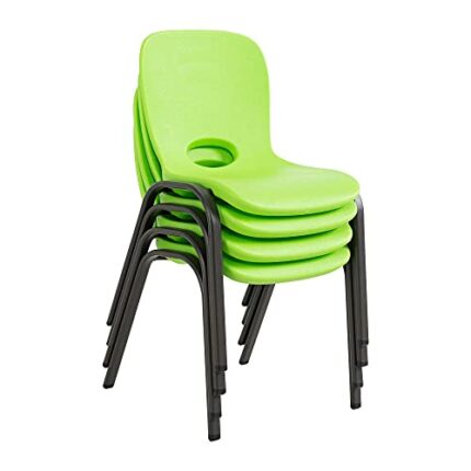 Lifetime 80473 Children Chair - Lime Green (4-Piece), 38.2 x 36.8 x 59.8 cm