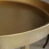 ASPECT Maxine Tripods Metal Side Table (Gold), 38 Ø x 55 H cm