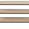 Amazon Brand - Movian Shoe Rack with 2 Shelves, Wild Oak Top and Black Metal Base, 35 x 77 x 50 cm