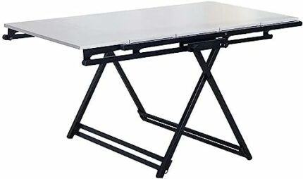 Extendable Dining Table, Multifunctional Folding Table, Foldable Wood Multi-layer Bookshelf, Space Saving Storage Shelf, for Balcony, Dining Room