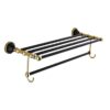 HIGOH Towel Racks,Bathroom Towel Rack Wall Mounted Towel Holder,European Retro Towel Rack,Rack,Towel Holder,Bathroom Hardware Bathroom Accessorie