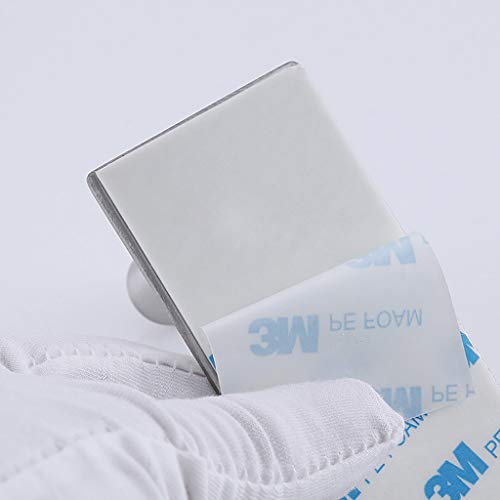 N/A Self Adhesive Single Towel Rail,Stainless Steel Bathroom Towel Holder Tack 30cm,Towel Rails Wall Mounted for Kitchen Bathrooms