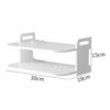 MOVKZACV Wall Mount DVD Shelf,Space Saving,Thickened board Strong Bearing Capacity,Punch-free For Router,Gamer Console, DVD Player, Remotes Etc