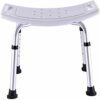 Bath Stools,Bathroom Chair - Lightweight Aluminum - Portable - Adjustable Height - Mobility of Elderly People Ball Bearing