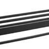 bathroom towel rack Black 304 Stainless Steel Towel Rails with Single Towel Bars Heavy Duty Towel Holder Wall Mounted Towel Storage Rack for Bath