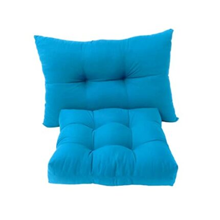 MUALIK Patio Furniture Replacement Cushion - Deep Seat Patio Furniture Replacement Cushions | Soft and Breathable Patio Furniture Chair Sofa Wash