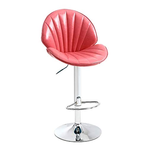 DINGZZ Solid Wood Bar Chair Household High Stool Reception Chair Simplicity Bar Nordic Barstool Backrest Stool Coffee Chair (Color : D)