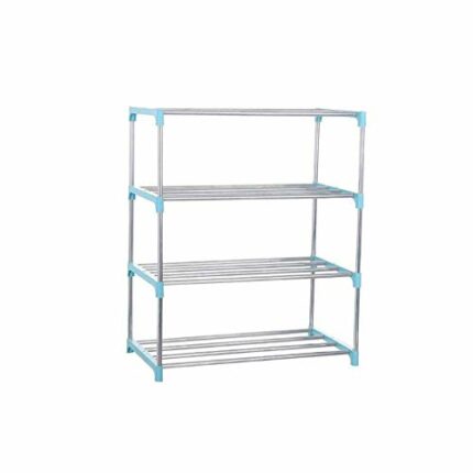 DINGZZ Simple Multi Layer Shoe Rack Stainless Steel Easy Assemble Storage Shoe Cabinet Shoe Rack Hanger Home Organizer Accessories