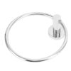 Hand Towel Ring, Stainless Steel Towel Ring Rustproof for Kitchen for Bathroom(223130 brushed towel ring)