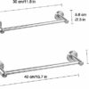 Towel Rail, 304 Stainless Steel 30 cm/40 cm Towel Holder, for Kitchen, Bathroom, Hotel