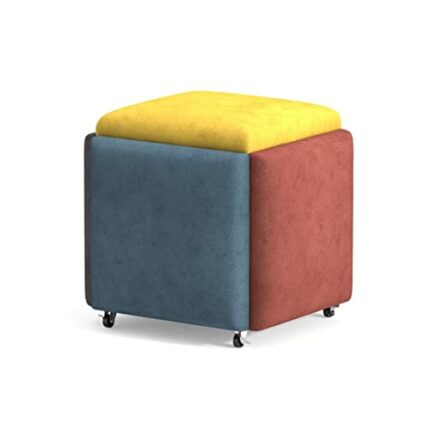 LEIGE Stool Household Stool Combination Stool 5 In 1 Restaurant Living Room Small Stool Sofa Stool Storage (Color : D, Size : As show)