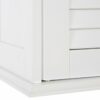 Premier 1600904 Housewares Bathroom Storage Bathroom Cabinets Wall Mounted With Double Shutter Door For Bathroom Storage Cabinet White 55H x 52W