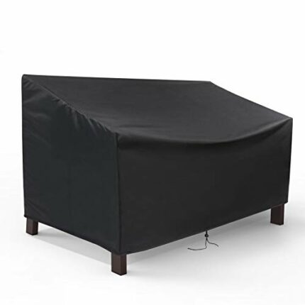 Onlyme Garden Bench Cover, 4 Seater Garden Furniture Covers for Outdoor Sofa Waterproof Patio Bench Seat Cover - 190x66x89cm