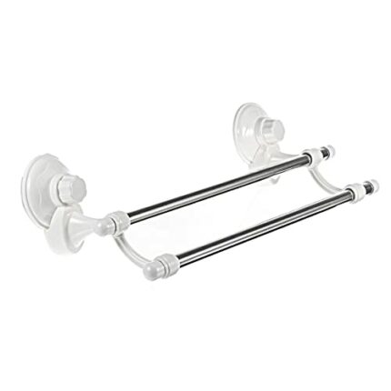 HIGOH Towel Racks, Towel Rail for Bathroom,Self-Adhesive Towel Holder Rack,Wall Mounted Towel Hanger,Bathroom Towel Bar with Suction Cup Bathroom