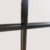 ASPECT Square Window Wall Mirror,Metal Window Pane Mirror,Black (Black, 60((W) x2(D) x60(H) cm),M48BK