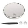 WANAONE 20X /30X Magnifying Mirror, 4.5in Handheld Pocket Mirror with Tweezer & Suction Cup, Magnifying Mirror Pocket Portable Travel Close Up Mi
