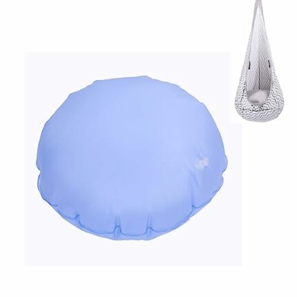 YAERSI Pod Swing Hammock Pod Chair Replacement Inflatable Cushion,Hammock Chair Swing Thicken PVC Inflatable Cushions (Blue)