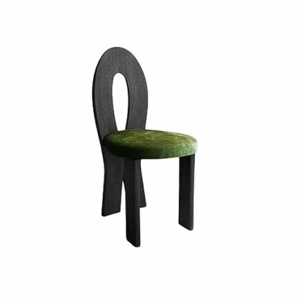 LIRUXUN Wood Dinning Chairs Backrest Stool Retro and Nostalgic Kitchen Furniture Chairs for Kitchen (Color : D, Size : Light Grey)
