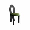 LUKEO Wood Dinning Chairs Backrest Stool Retro and Nostalgic Kitchen Furniture Chairs for Kitchen (Color : Argento, Size : Light Grey)
