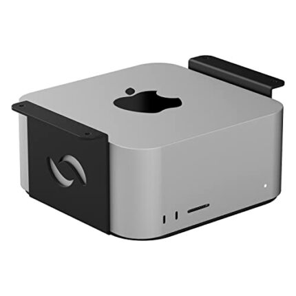 HumanCentric Under Desk Mount Compatible with Mac Studio Mount, Secure or Hide Your Mac Studio Under Desk with an Apple Mac Studio Mount, Desk Mo